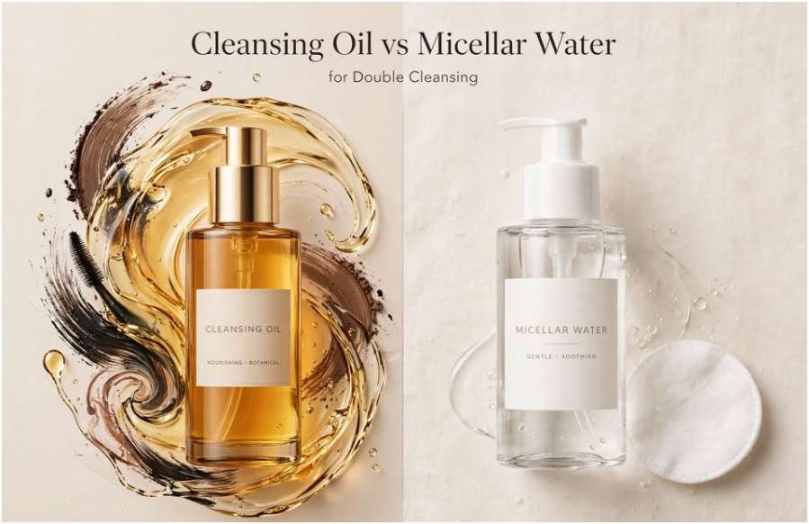 Cleansing Oil vs Micellar Water for Double Cleansing: An Esthetician’s Breakdown