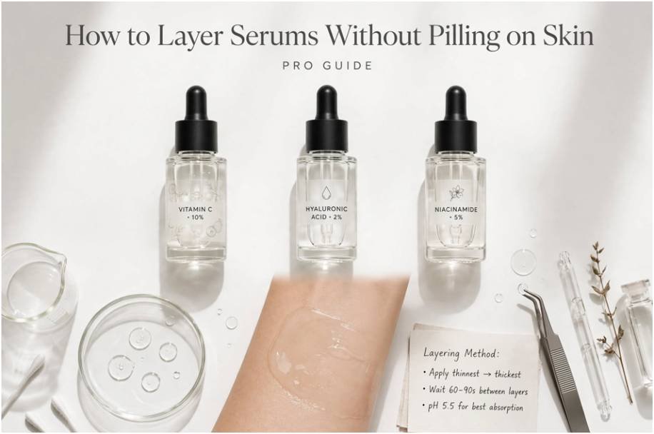How to Layer Serums Without Pilling on Skin: A Cosmetic Formulator’s Guide