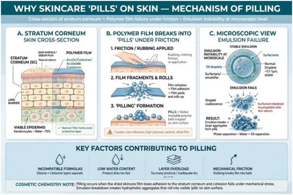 The Chemistry Behind Why Your Skincare Rolls Off