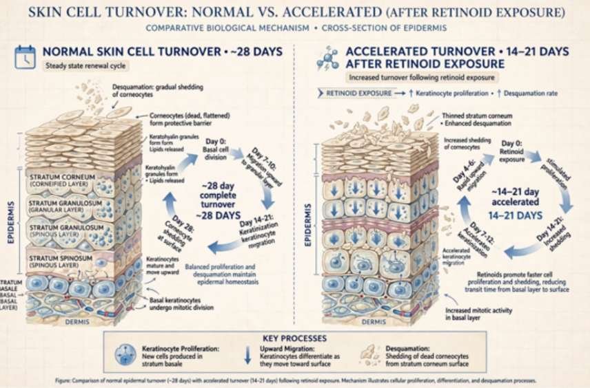 The Biological Difference: Turnover Acceleration vs Immune Defense