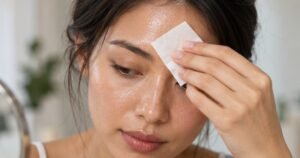 Too much skincare is sitting underneath