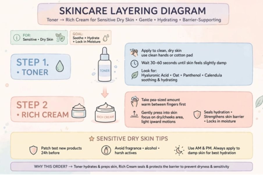 Why Sensitive Dry Skin Needs a Different Toner