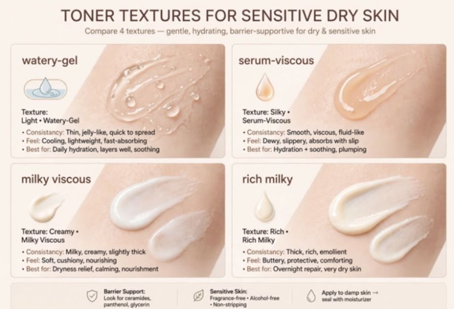Why Sensitive Dry Skin Needs a Different Toner