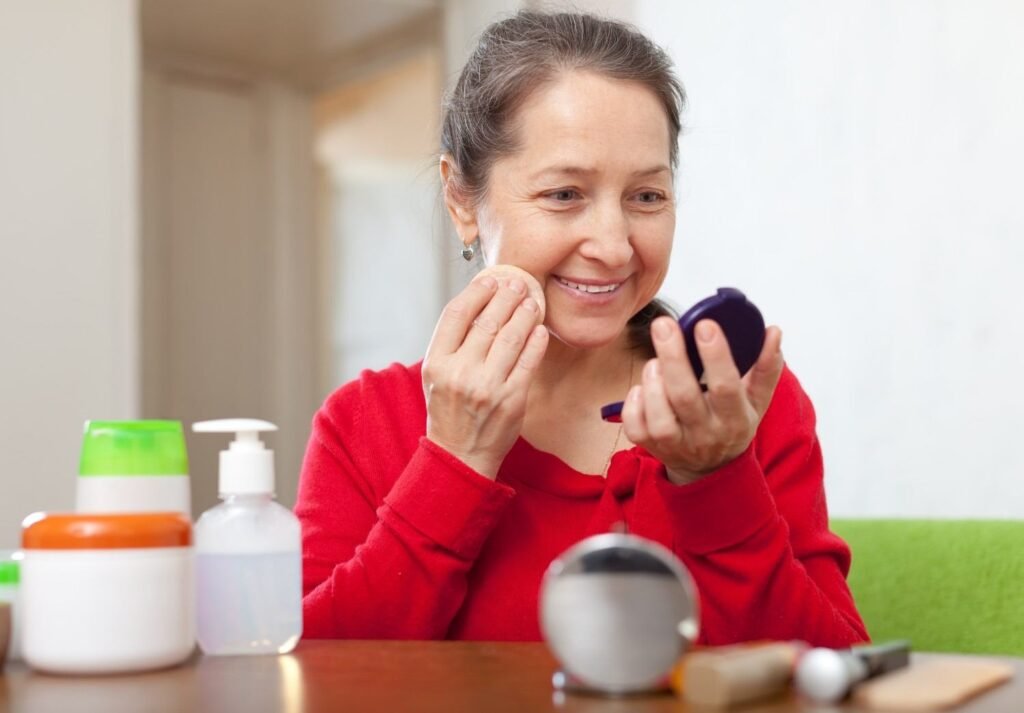 How Should I Set Large Pores Without Looking Cakey?